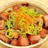 焼豚丼をさっぱり美味しく簡単ヘルシーに!!